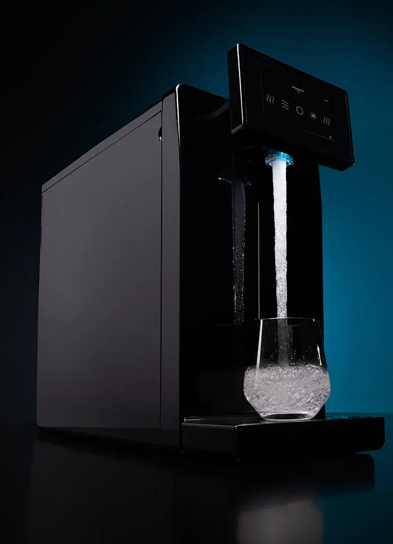 JoMi Frizz-On_schwarz Wasserfilter Wasserspender Tischgerät